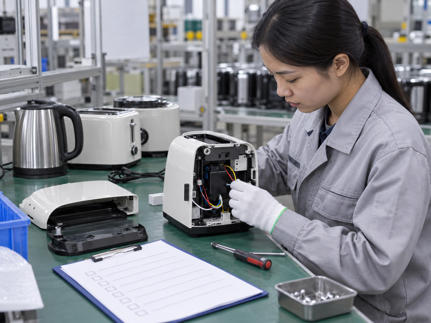 Electrical item component and assembly inspection