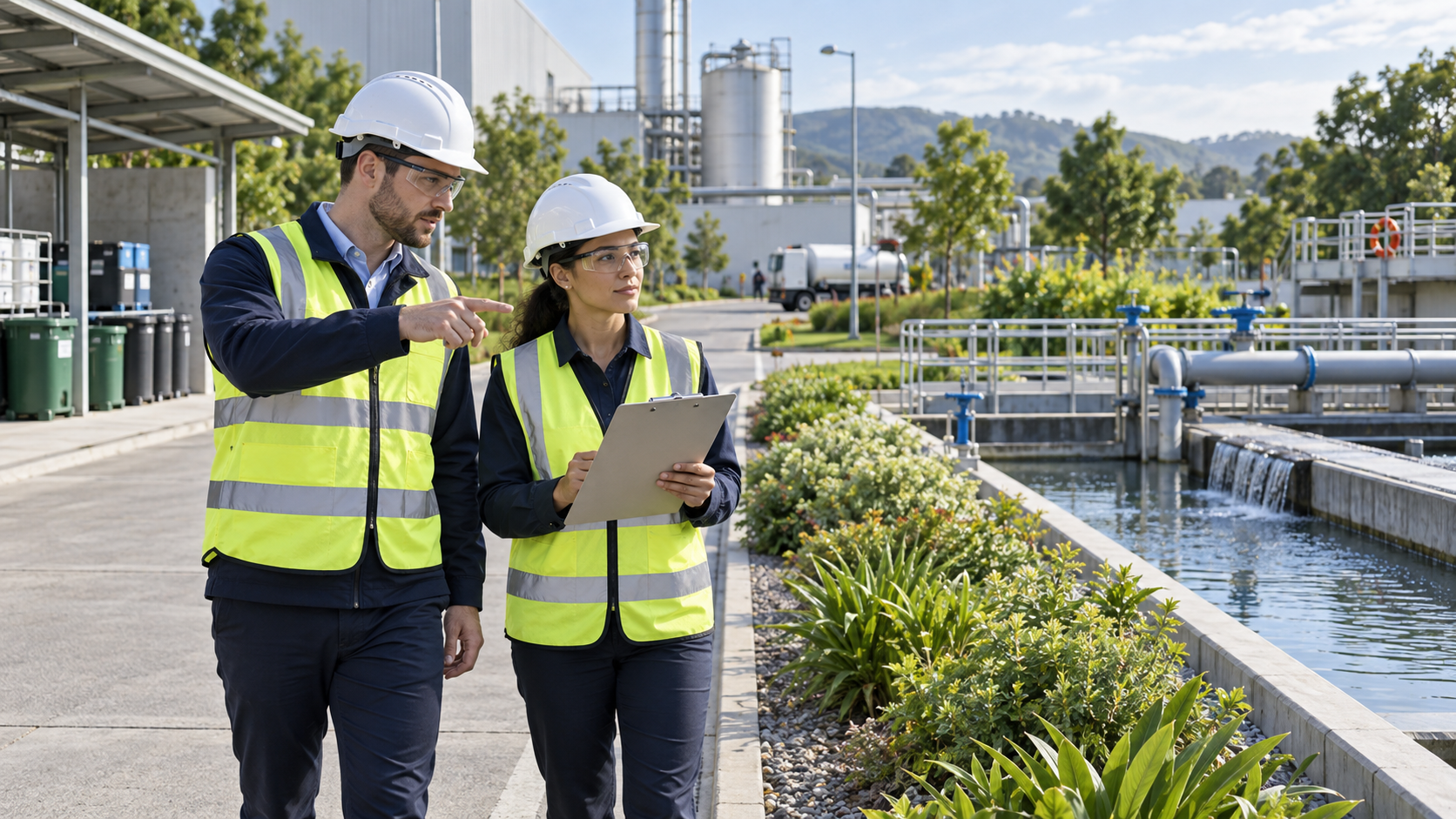 Comprehensive on-site environmental compliance review