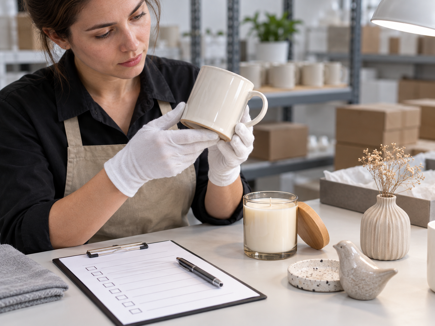 Gifting item finish and craftsmanship inspection