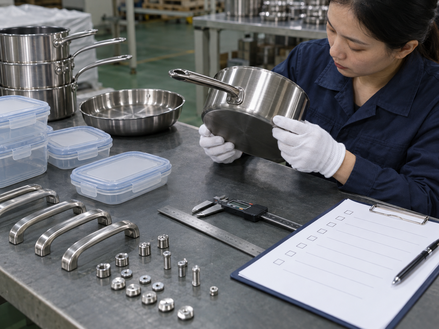 Hardline goods construction and finish quality inspection