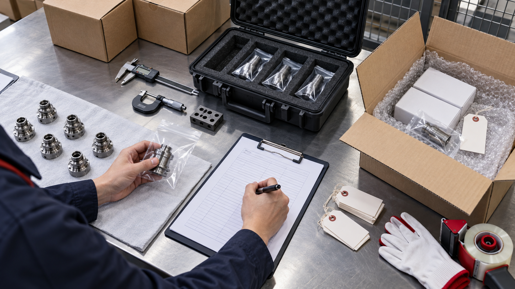 Documented sample picking and dispatch preparation